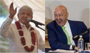 Andrés Manuel López Obrador y Carlos Salinas de Gortari