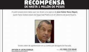 El gobierno de Veracruz busca a José Nabor Nava Olguín por el delito de desaparición forzada