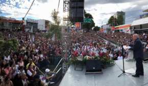 Se calculó en casi 20 mil asistentes en el cierre de campaña de López Obrador en Jalisco