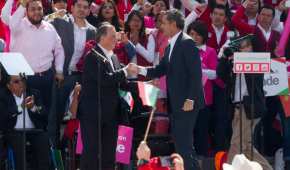 Meade y Ochoa Reza en el nombramiento del primero como candidato presidencial