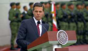 Peña Nieto presidió la ceremonia por el Día del Ejército