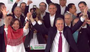 José Antonio Meade ya es el abanderado del PRI, Partido Verde y Nueva Alianza