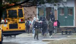 Imagen del colegio donde hubo un tiroteo en Florida