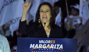 La candidata independiente buscará ser presidenta, tal como lo hizo su esposo Calderón