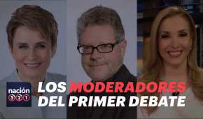 Estos periodistas serán los responsables de conducir el primer debate presidencial