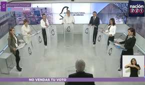 Primer debate entre los 7 candidatos al gobierno de la Ciudad de México