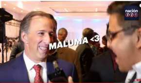El abanderado del PRI ya sabe que Maluma canta 'Felices los cuatro'