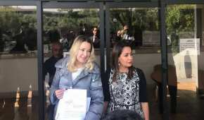 Claudia Pastor y Mariana Benítez presentaron la queja priista ante la autoridad electoral