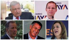 Los cinco aspirantes a la Presidencia se confrontarán este domingo en el Palacio de Minería