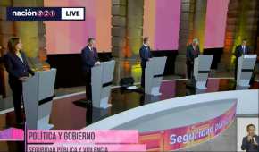 Los candidatos presidenciales presumieron sus mejores propuestas durante el debate del INE