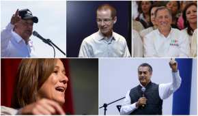 AMLO, Anaya, Meade, Zavala y 'El Bronco', los aspirantes presidenciales