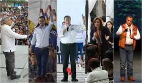 Los candidatos presidenciales han recorrido varias entidades de la República Mexicana