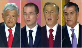Los cuatro candidatos que estarán presentes en el segundo debate presidencial