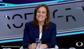 Margarita Zavala anunció su declinación en el programa de Televisa