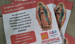 Miles de folletos e imágenes por WhatsApp afirman que "La Iglesia Católica es parte de la mafia del poder"