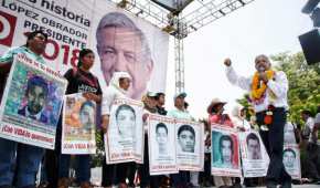 En un mitin en Iguala, Guerrero, los padres de familia de los jóvenes desaparecidos se pronunciaron