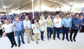 Los gobernadores del PAN acudieron a Puebla a respaldar a Ricardo Anaya y a Martha Alonso