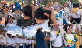 Oaxaca recibió al candidato presidencial del Frente y así se su puso la transmisión