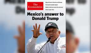 El candidato presidencial apareció en la portada de la revista para el norte y sur de América