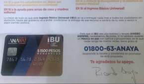 Ciudadanos han reportado que recibieron una imitación de tarjeta de crédito por parte del Frente