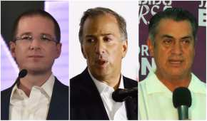 Tres de los cuatro candidatos que compitieron por la Presidencia
