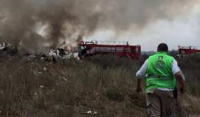 El avión de Aeroméxico se desplomó poco después de despegar en Durango