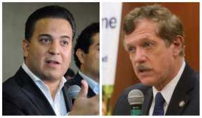 Damián Zepeda, a la izquierda; y Juan Carlos Romero, son los nuevos líderes del PAN en el Congreso