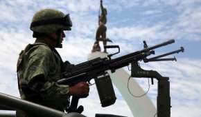 En un operativo en Acapulco, Guerrero, una zona turística pero insegura