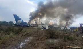 El pasado 31 de julio se desplomó un avión de pasajeros con destino a la CDMX