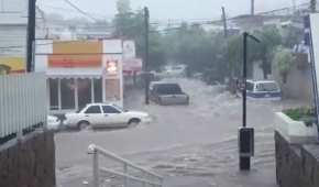 Las fuertes lluvias que han caido en Sinaloa han provado fuertes inundaciones en algunos municipios