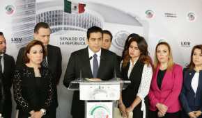 Ismael Cabeza de Vaca ofreció una conferencia de prensa en el Senado