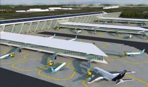 Así se vería el aeropuerto construido en la Base Militar de Santa Lucía