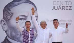 El presidente electo de México se reunió con el gobernador de Chiapas, Manuel Velasco
