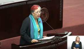 La legisladora hidalguense María Corina Martínez García soprendió a sus compañeros del  Congreso de Hidalgo