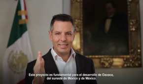 El gobernador priista pidió a los mexicanos votar a favor de un desarrollo en Oaxaca