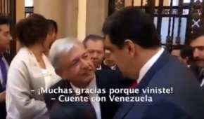 AMLO de México y Nicolás Maduro de Venezuela