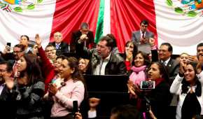 El diputado federal del PT subió a tribuna para defender al presidente de México