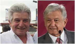 José Ramiro y Andrés Manuel López Obrador