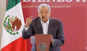 El presidente López Obrador durante un evento en Acambay, Estado de México