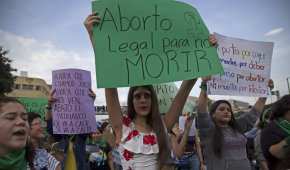 Grupos de mujeres se han manifestado desde hace años a favor de la despenalización del aborto