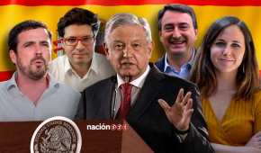 Estos ciudadanos españoles apoyan la postura de AMLO