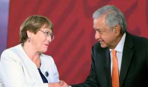 La Alta Comisionada de la ONU para Derechos Humanos y el presidente de México