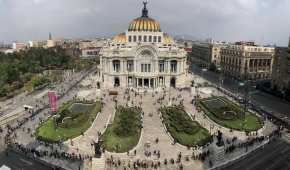 El Palacio de Bellas Artes fue sede de un concierto de opera organizado, supuestamente, por un líder religioso
