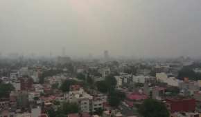 Un aspecto de la calidad del aire de la Ciudad de México este jueves