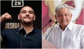Andy Ruiz quiere llevarle su trofeo al presidente Andrés Manuel López Obrador