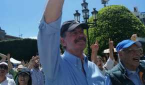 Vicente Fox acudió a la marcha AntiAMLO en León pero no le fue muy bien que digamos