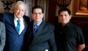 Andrés Manuel López Obrador, Arturo Farela Gutiérrez y Josué Farelas Pacheco
