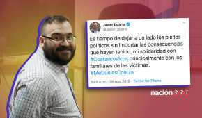 Con este tuit, Javier Duarte se metió al tema de Coatzacoalcos