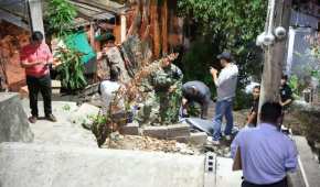 Una fosa clandestina encontrada en Acapulco, Guerrero, en enero pasado