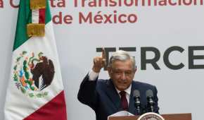 El Presidente de México dio su Primer Informe en el Palacio de Gobierno